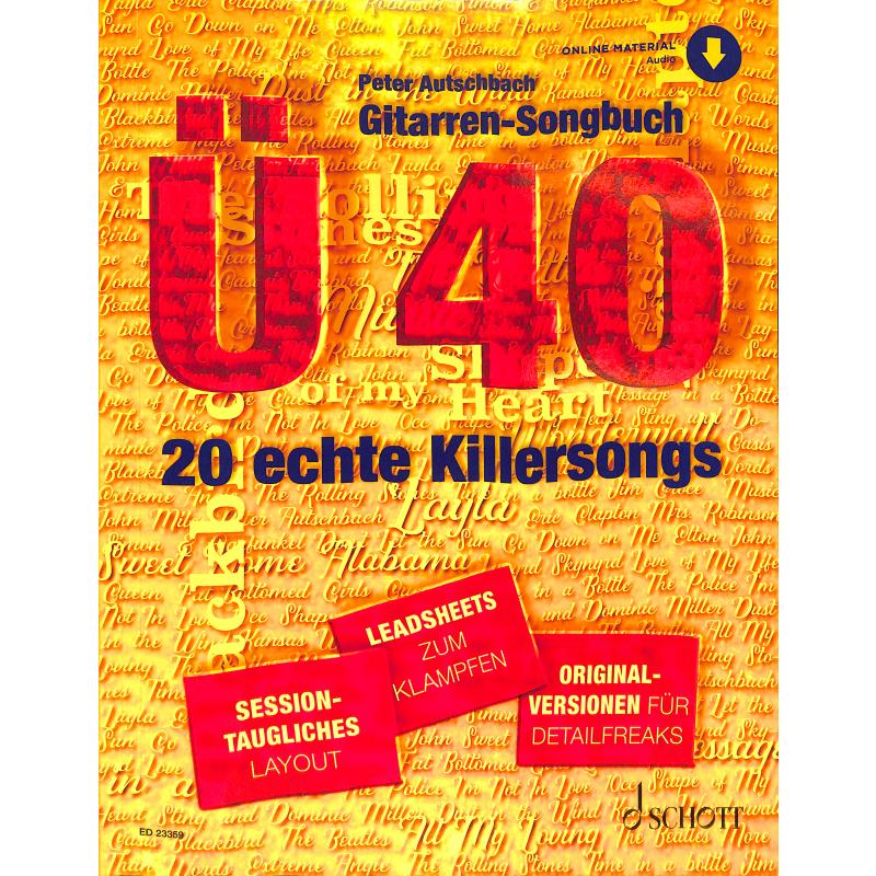 Gitarren Songbuch Ü40 | 20 echte Killersongs ED 23359
