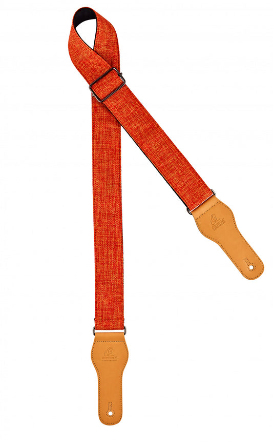 Gitarrengurt Ortega Cotton Orange OCS-260