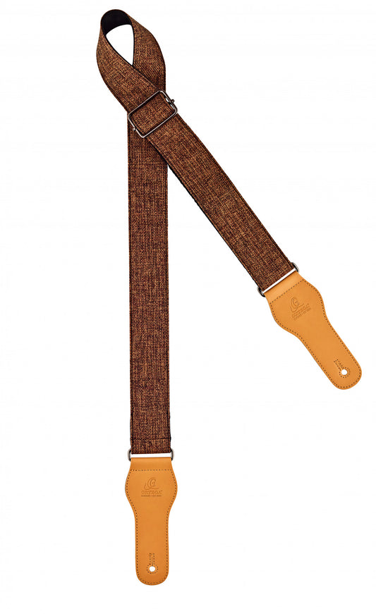 Gitarrengurt Ortega Cotton Brown OCS-220