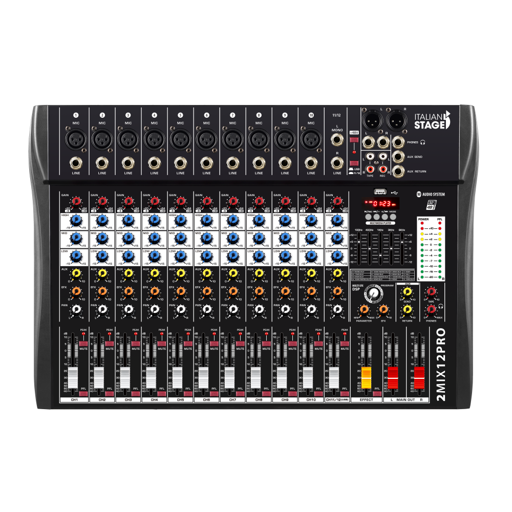 Italian Stage IS 2MIX12PRO 12-Kanal-Mixer
