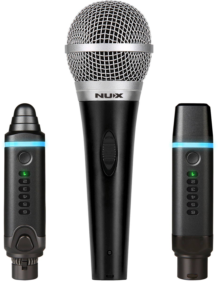 NUX Wireless-Bundle mit Micro - 2,4 GHz - 6 Kanal Funkmikrofonsystem