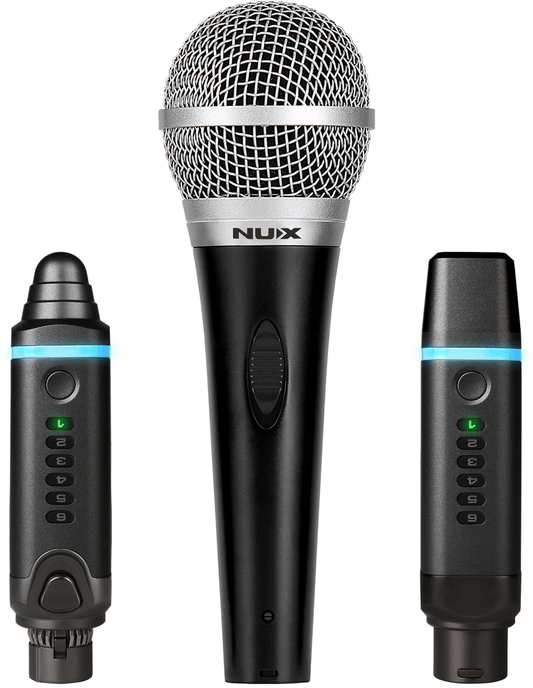 NUX Wireless-Bundle mit Micro - 2,4 GHz - 6 Kanal Funkmikrofonsystem