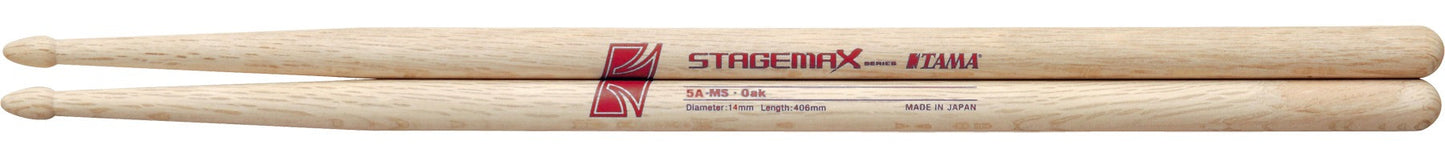 Drumsticks TAMA Stagemax TAMA-O5A-MS Oak, unlackiert