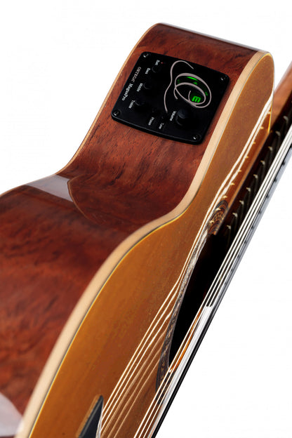 Ortega Konzertgitarre RCE180GT Thinline Zeder/Bubinga