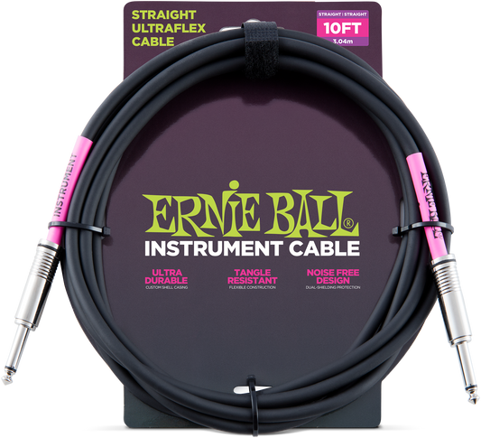 Ernie Ball Instrumentenkabel 3,04m 10FT EB6048