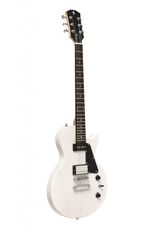Stagg E-Gitarre SEL-HB90 WHB Standard Serie