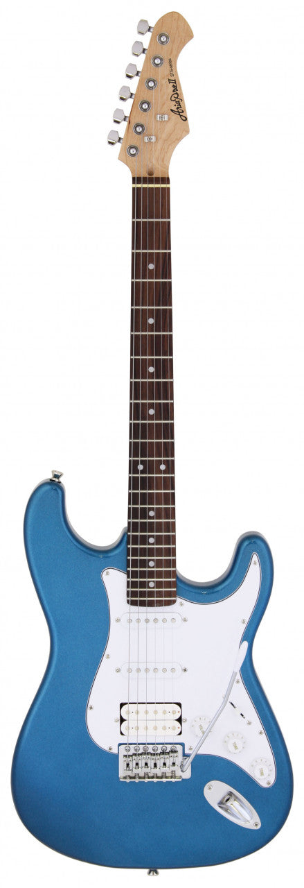 Aria E-Gitarre STG 004, metallic blue