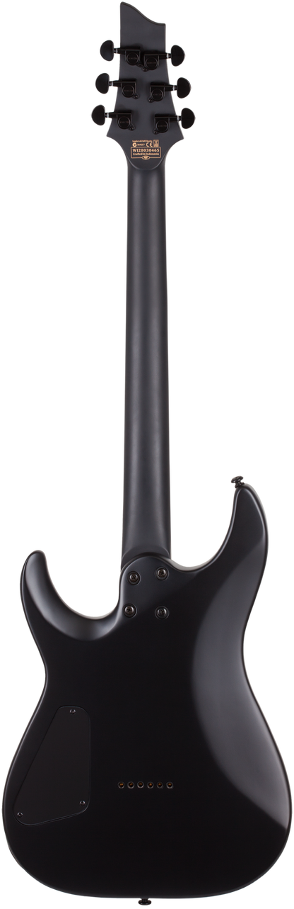 Schecter Damien 6 Satin Black SC2470 B-W