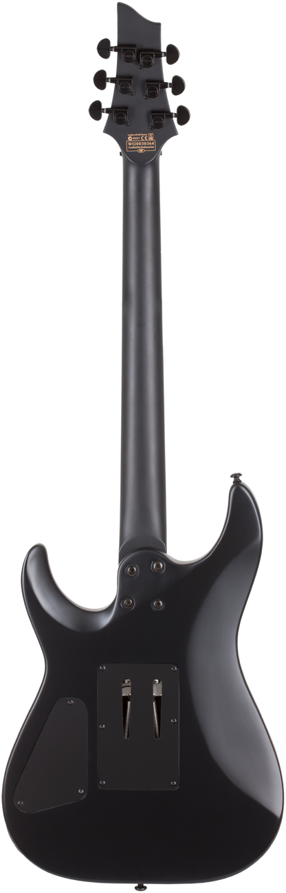 Schecter Damien 6 FR Satin Black SC2471 B-W