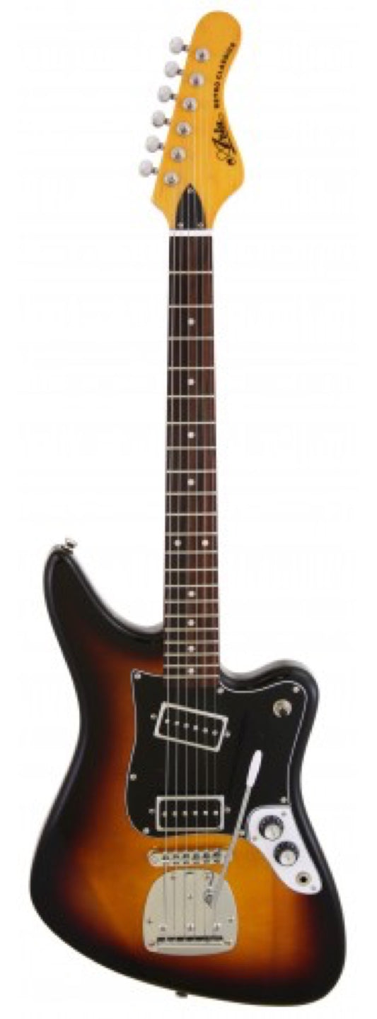Aria RETRO 1532, 3 tone sunburst E-Gitarre