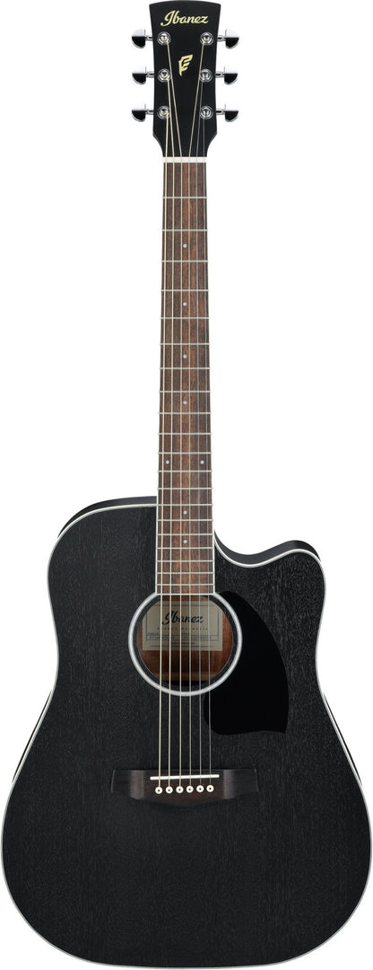 Ibanez Akustik-Gitarre PF16MWCE-WK Weathered Black Open Pore