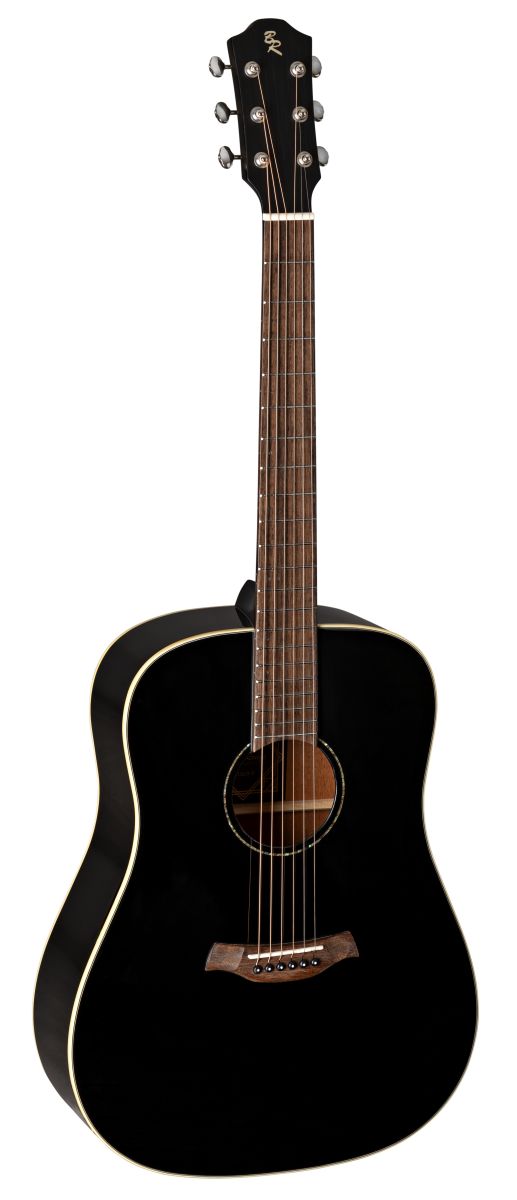 Baton Rouge X15S/D-B Dreadnough Western-Gitarre black